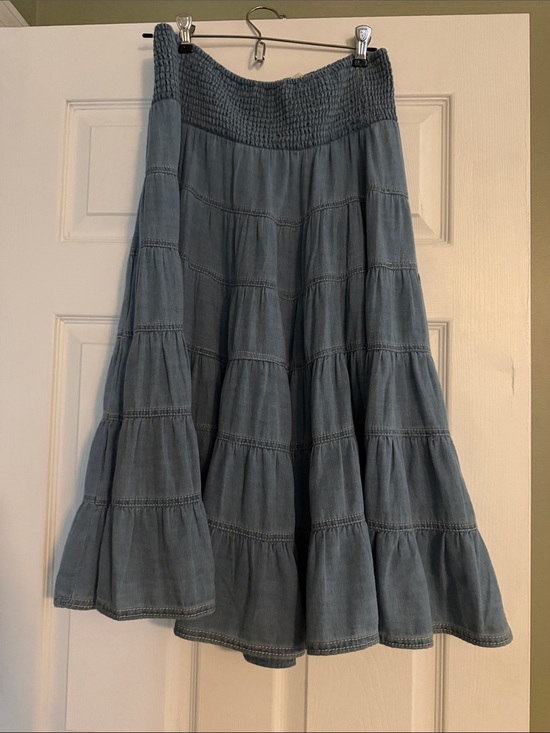 Pilcro Dresses & Skirts - Pilcro Reese 100% Cotton Midi Skirt